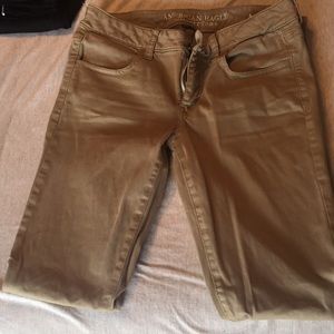 American Eagle Khaki Jeggings